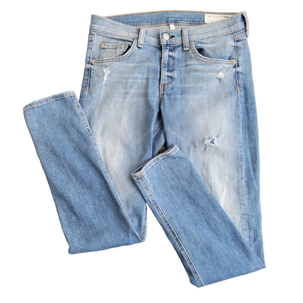 Rag & bone Gunner Distressed Capri Jeans Size 27